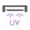 Zeichen UV Licht